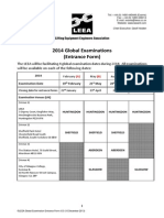 2014 Examination Entrance Form v5!1!10 Dec 13