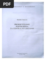 Projektovanje Postrojenja Za Centralno Grijanje | PDF
