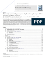 A Toxicologic and Dermatologic Assessment of Cyclic and Non-Cyclic Terpene Alcohols When Used As Fragrance Ingredients PDF