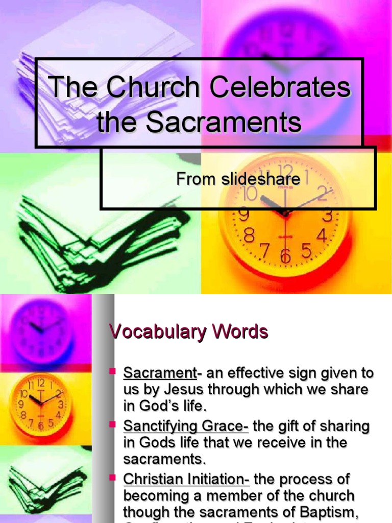 Understanding the Seven Sacraments | PDF | Eucharist | Confirmation