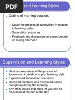 Supervision and Learning Styles