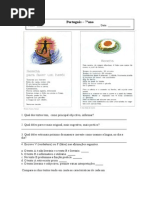 ficha de trabalho Português 7º