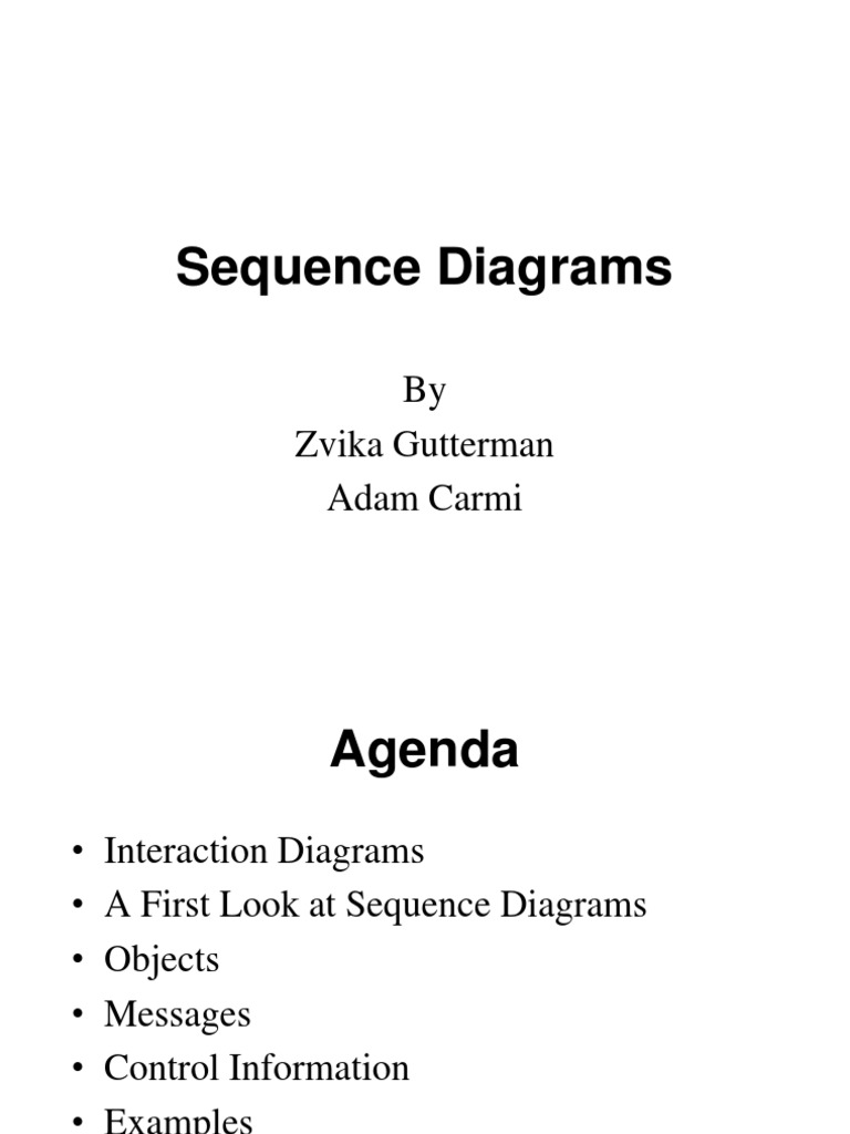 07 Sequence Diagram | PDF | Computers | Technology & Engineering