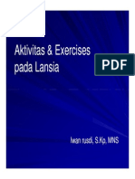 Pks 123 Slide Aktivitas Exercises Pada Lansia