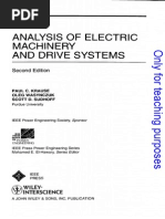 Analysis of Electric Machinery and Drive Systems - Krause - Chapter - I