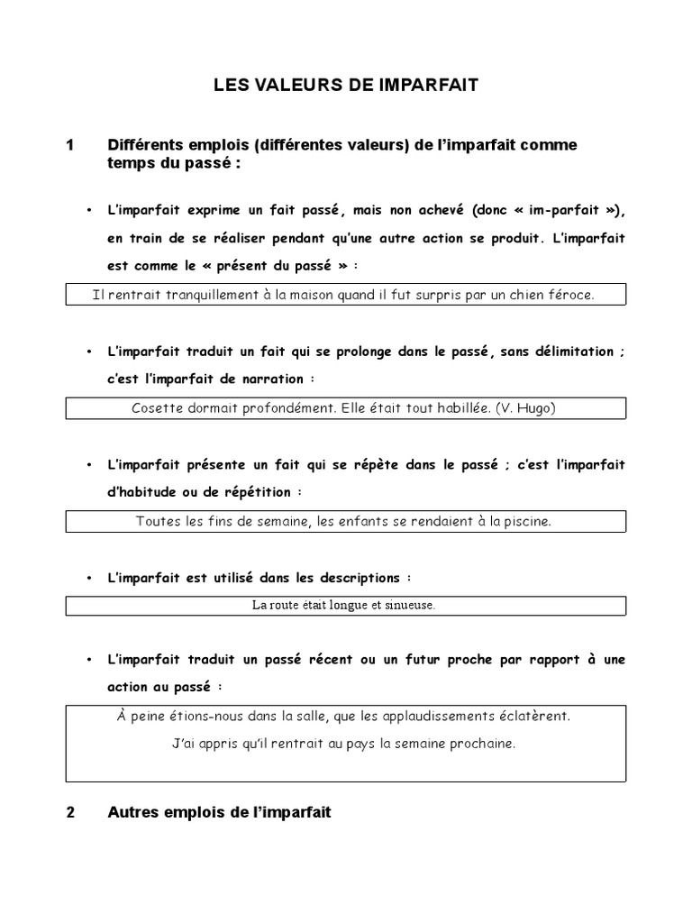 Valeurs Du Passe Sim