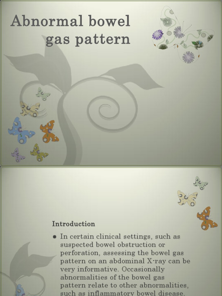 Abnormal Bowel Gas Pattern | PDF | Abdomen | Gastroenterology