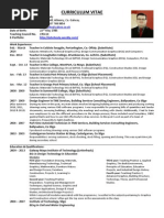 John Healy Curriculum Vitae