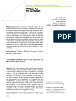 o conceito de motivação na teoria das relaçoes humanas