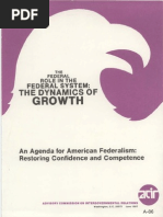 Federal Role In The Federal System