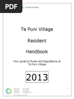 Te Puni Residental Handbook 2013