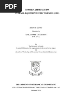 Download Modern Approach to Overall Equipment Effectiveness Oee by Kailas Sree Chandran SN21315375 doc pdf