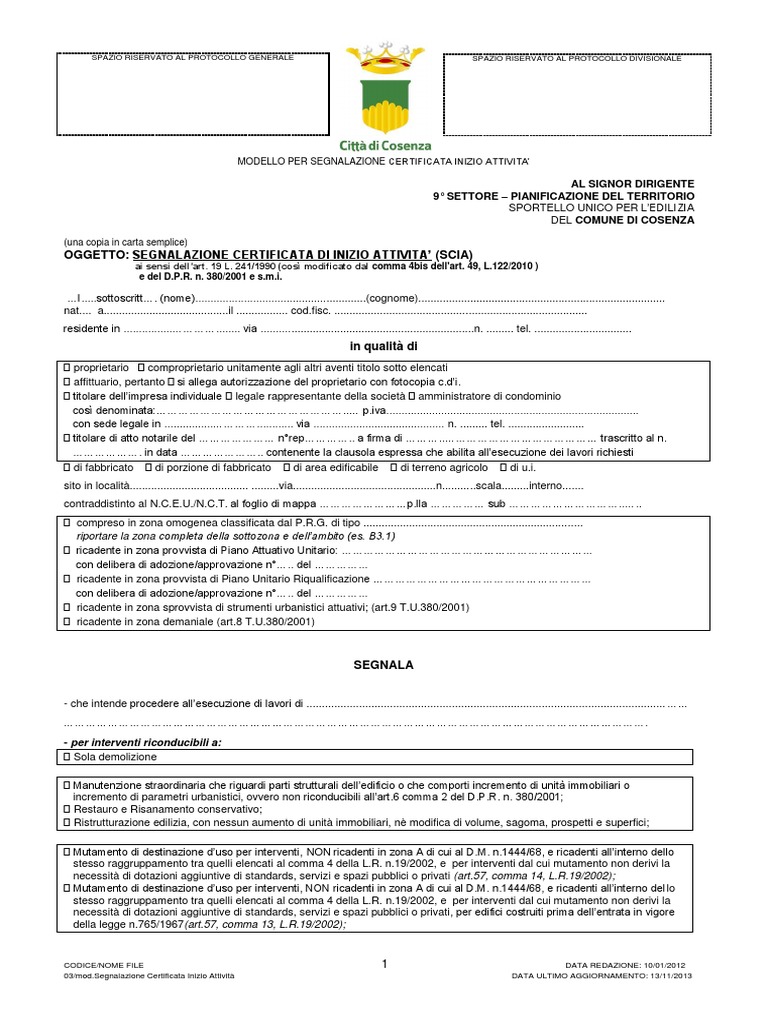 03 Modello Scia Pdf