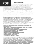 introdução - avaliação de desempenho