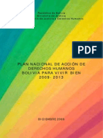 Plan Nacional de Acción de Derechos Humanos