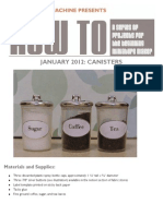 January 2012: Canisters: Materials and Supplies