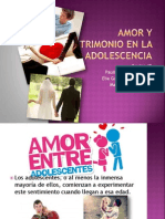 Amor y Matrimonio Adolescencia