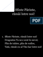 Sfinte Părinte, Rămâi Între Noi!