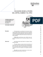 Articulo Teoria Del Capital Humano