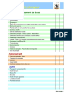 Checklist Plongée PDF