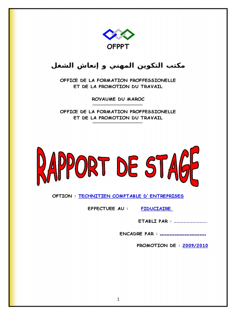 Rapport de Stage Fiduciaire