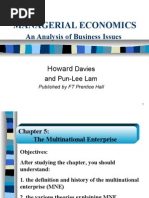 Managerial Economics: An Analysis of Business Issues