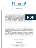 Nota Oficial Sobre A Determinacao Previa de Dobra Do Profissional de Enfermagem PDF