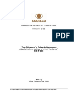 Sic-P-008 Due Diligence y Salas de Datos para Adquisiciones, Ventas PDF