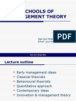 Unit 02 Shools of Management Theory