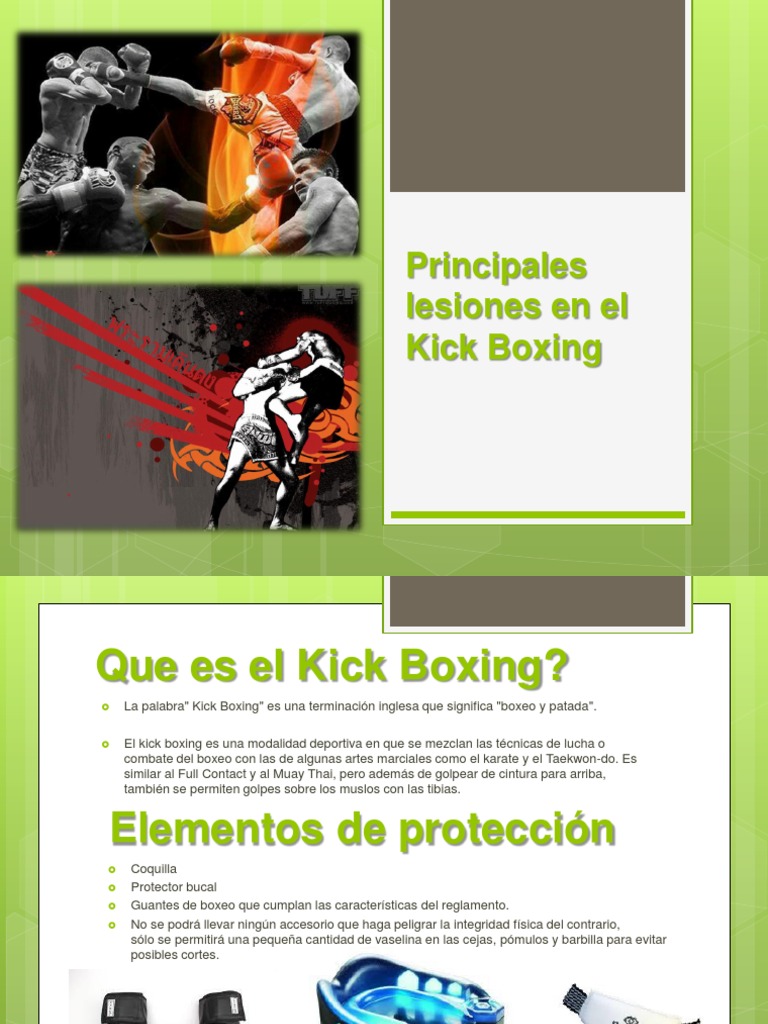 Lesiones Comunes en Kick Boxing | PDF | Lesión | Deportes de combate