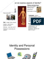 Identity and Personal Possessions (2)