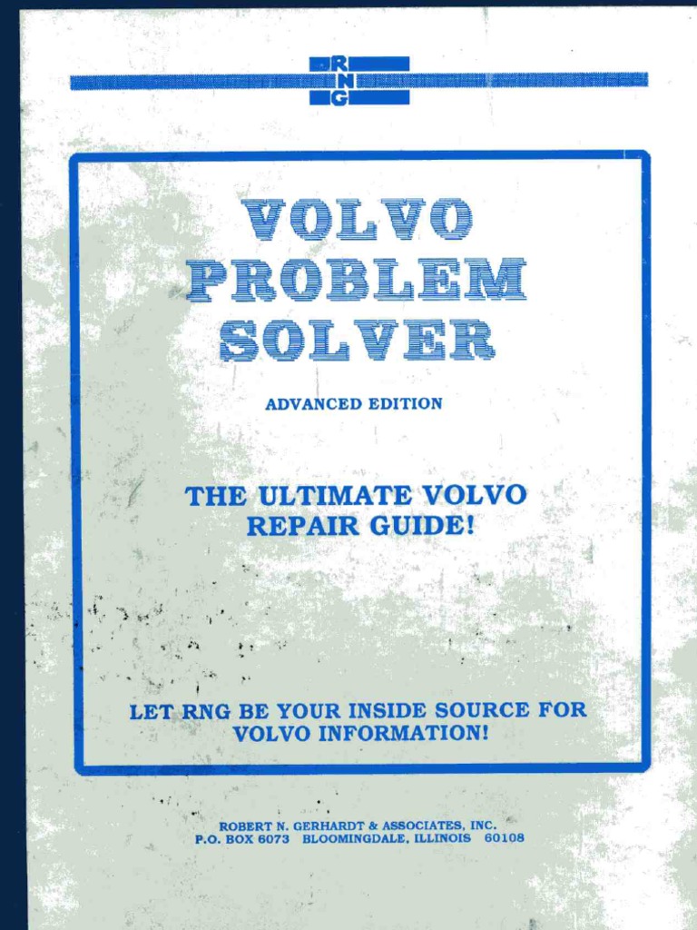 Volvo Problem Solver Advanced Edition-1 PDF | PDF