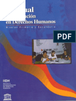 Manual de Educacion en Derechos Humanos - Niveles I y II - Iidh