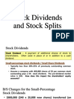 Stock Dividends and Stock Splits