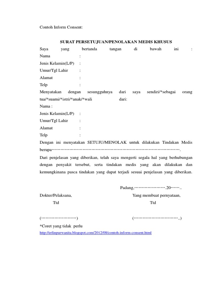 Contoh Inform Consent