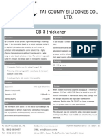 Tai County Silicones Co., Ltd. CB-3 Thickener: Description Applications