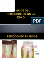 Cambios Del Periodonto Con La Edad