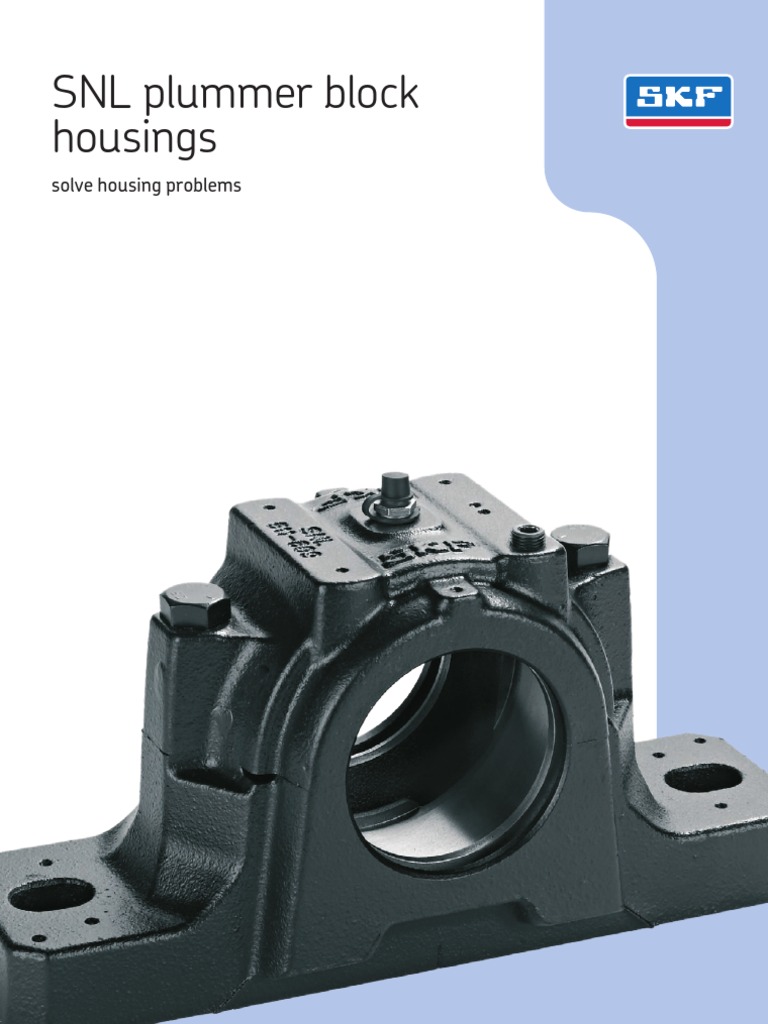 SNL Plumer Block | PDF | Bearing (Mechanical) | Applied And ...