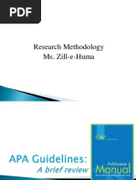 2010 APA 6th Guidelines PPT WT U Need To KNW