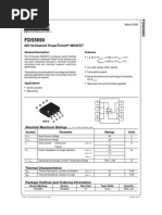 60V N-Channel Powertrench Mosfet: March 2000