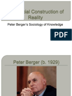 Peter Berger's Sociology of Knowledge