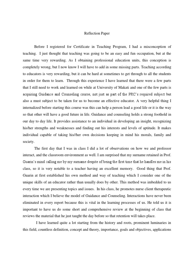 research paper about teaching