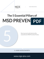 5 Essential Pillars of MSD Prevention