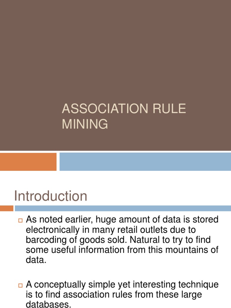 Association Rule - Data Mining | PDF | Algorithms And Data Structures ...