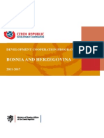 Programme Development Cooperation Cz-Bosnia and Herzegovina-2011-2017 en