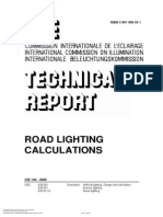 Cie 140 - Road Lighting Calculation