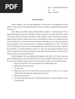 Download Explanation Text About Global Warming by Fajar Prasetya Nugraha SN213284020 doc pdf