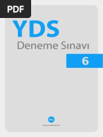 Extra Yds Deneme Sinavi 6