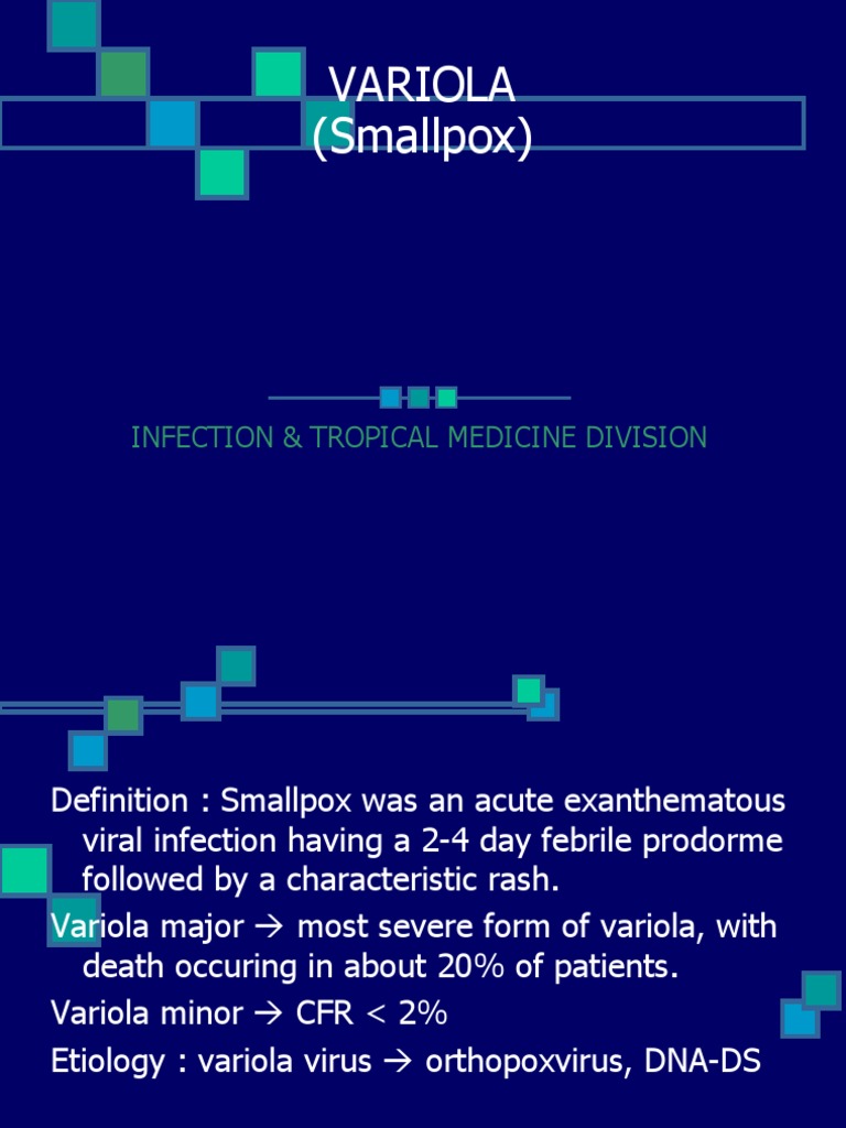 Smallpox Infection Overview and Insights | PDF