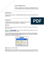 VBA Lesson 12: VBA For Excel To Manage Errors